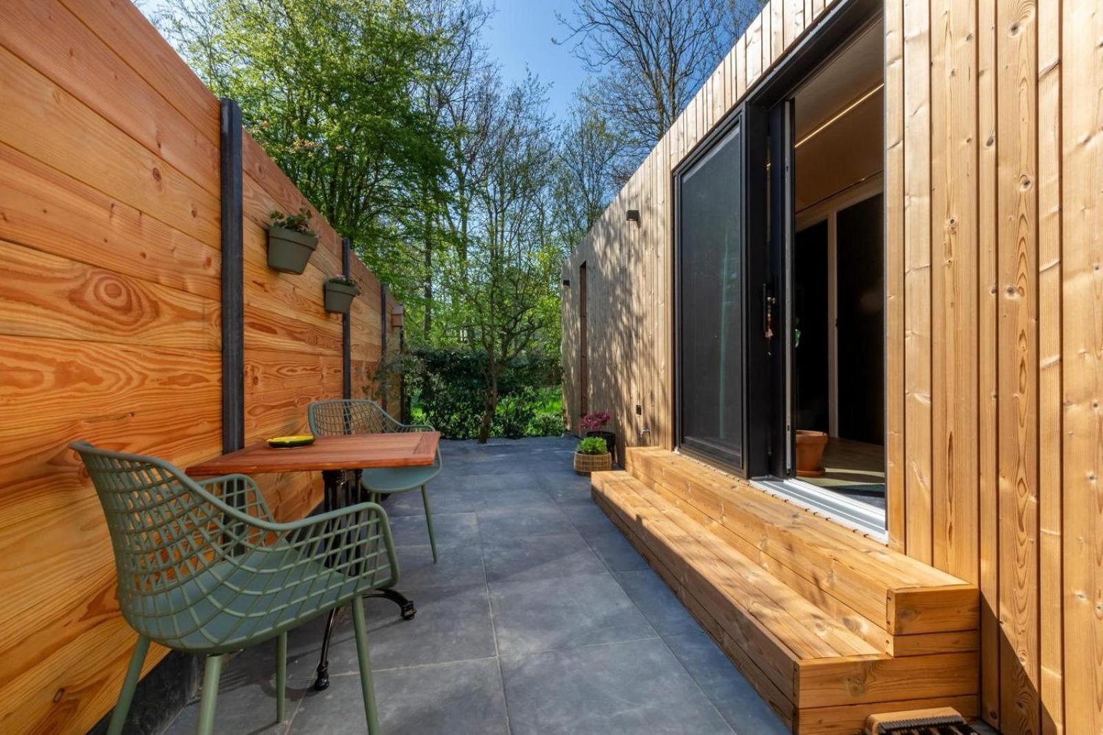 Tinyhouse La Mouette - D. Koddelaan 34, Zoutelande Villa Exteriör bild